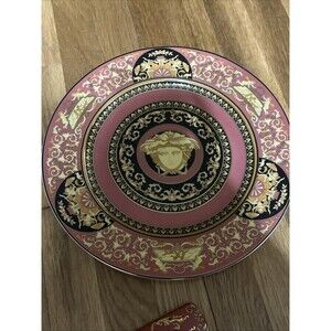 Versace Rosenthal Medusa Red Set Service Cups Cake Server Saucers Plates Lot